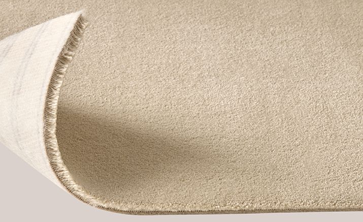 Moquette velours RAINBOW, col beige clair, rouleau 4.00 m