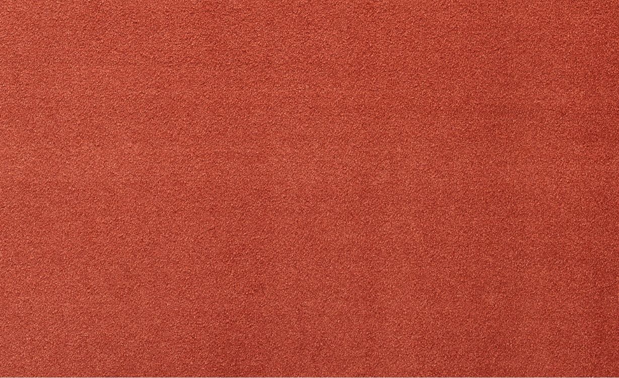 Moquette velours RAINBOW, col Rouge orangé, rouleau 4.00 m