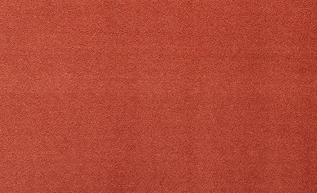 Moquette velours RAINBOW, col Rouge brique, rouleau 4.00 m