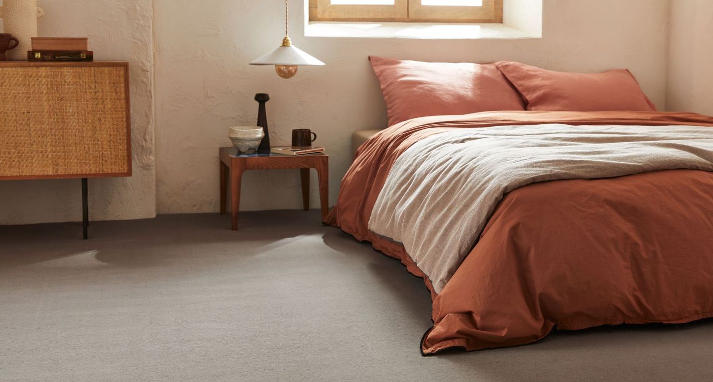 Moquette velours ROMA , col taupe, rouleau 4.00 m