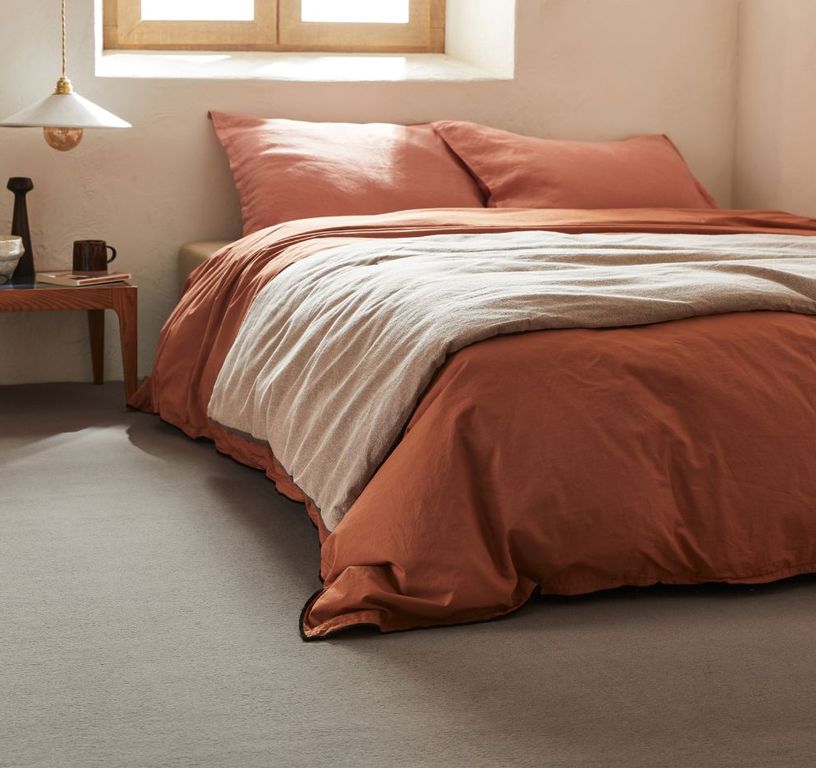 Moquette velours ROMA , col taupe, rouleau 4.00 m