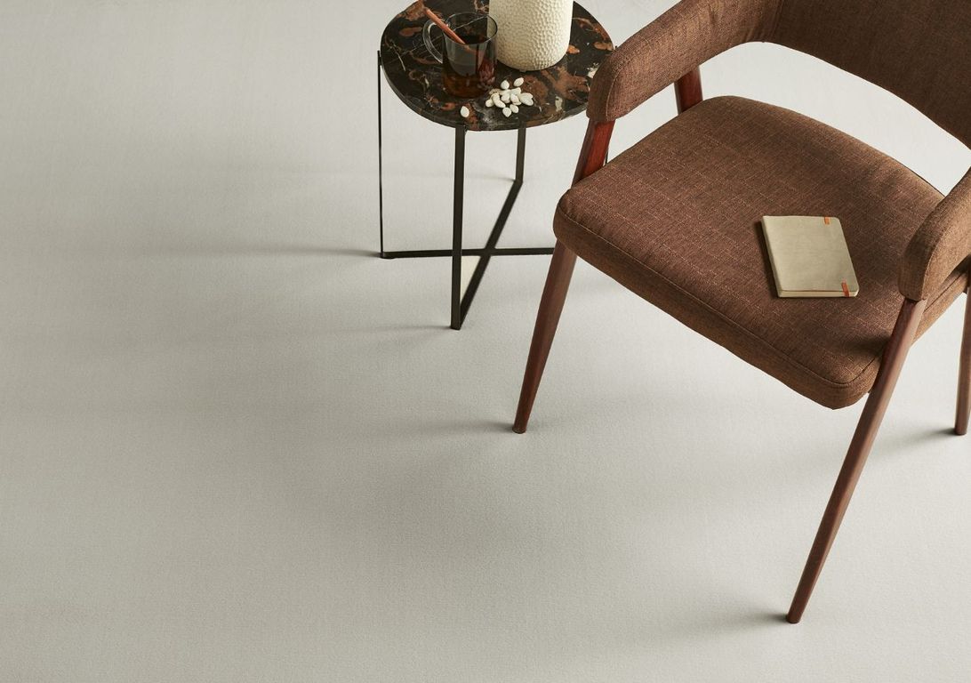 Moquette velours ROMA , col beige clair, rouleau 4.00 m