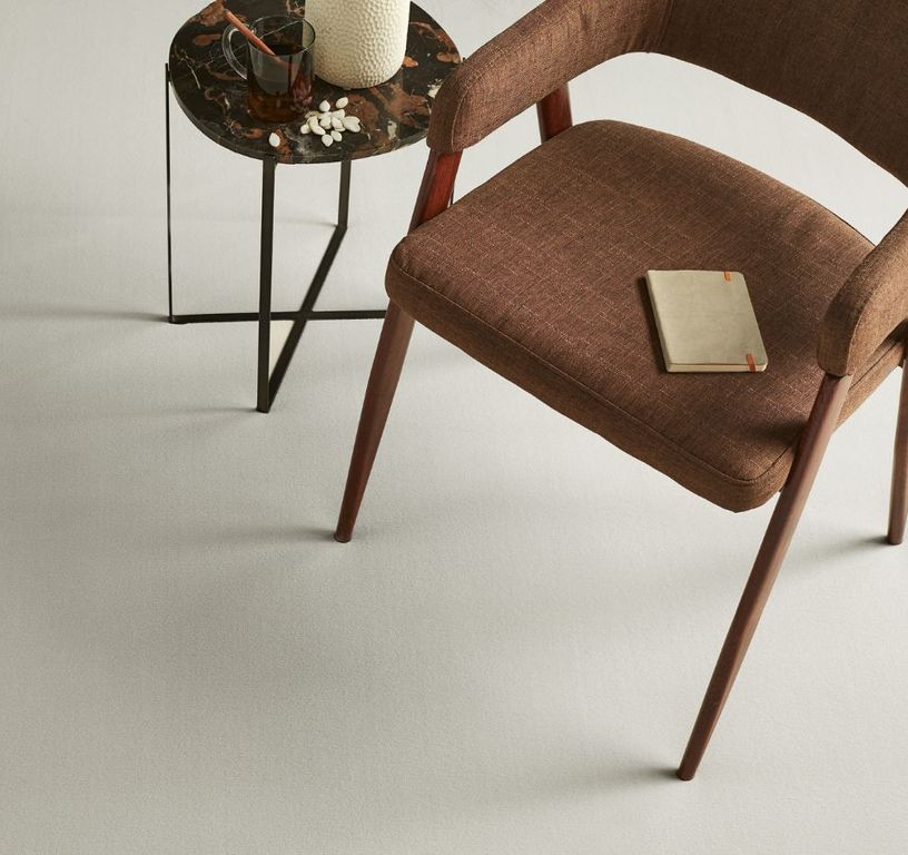 Moquette velours ROMA , col beige clair, rouleau 4.00 m