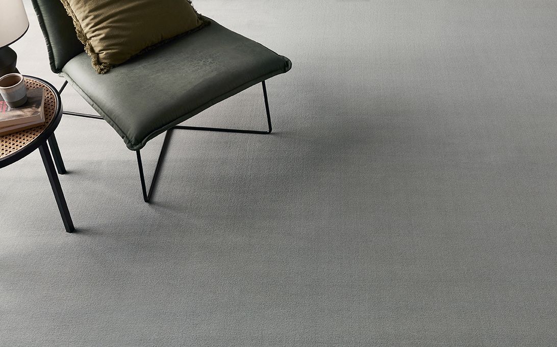 Moquette velours ROMA , col gris, rouleau 4.00 m