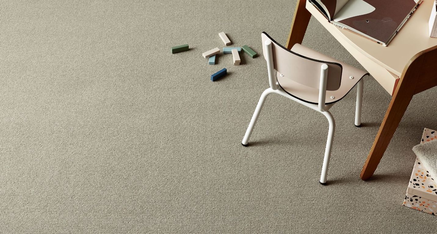 Moquette bouclée RIPIENI 4M, col beige taupe, rouleau 4.00 m