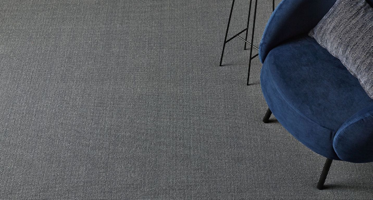 Moquette bouclée RIPIENI 4M, col gris foncé, rouleau 4.00 m