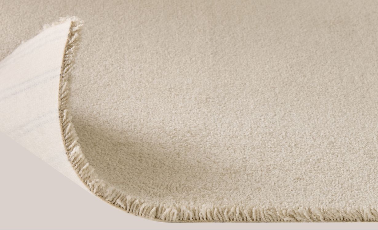 Moquette velours PRIMEROSE, col Beige clair , rouleau 4.00 m