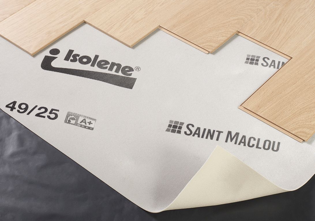 Sous-couche  ISOLENE pour parquet et stratifié, vendu à la découpe, ép.2.50 mm, pièce de 300 m²