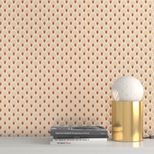 Papier peint TYWEN Caselio, 100% Intissé décor Graphique, terracota