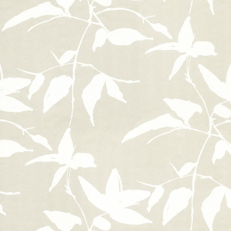 Papier peint CELINE Coordonné, Intissé décor Floral / Végétal, beige