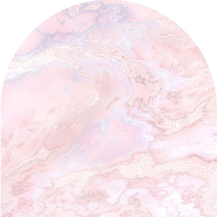 Sous-main - Imprimé marbré - Rose - Texture - Chic - 60x30 - Tapis de souris