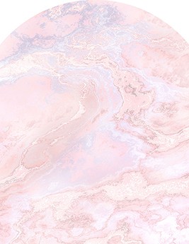 Papier peint Panoramique KRISTAL Komar, 100% Intissé décor Graphique, marbre rose