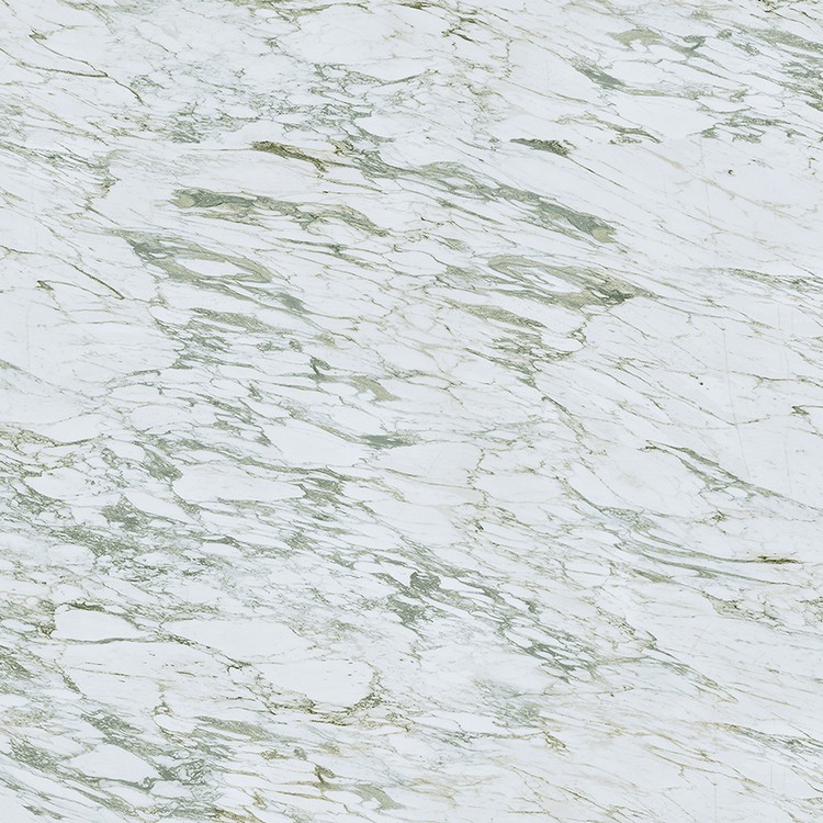 Papier peint Panoramique KARINE Koziel, 100% Intissé décor Effet de matière, marbre blanc