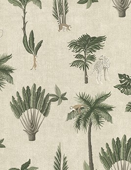 Papier peint MIGUEL Montecolino,  décor Floral / Végétal,  beige