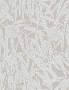 Papier peint MORIS Montecolino, Intissé décor Floral / Végétal, beige