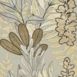 Papier peint MAEKO Montecolino, Vinyle sur intissé décor Floral / Végétal, beige