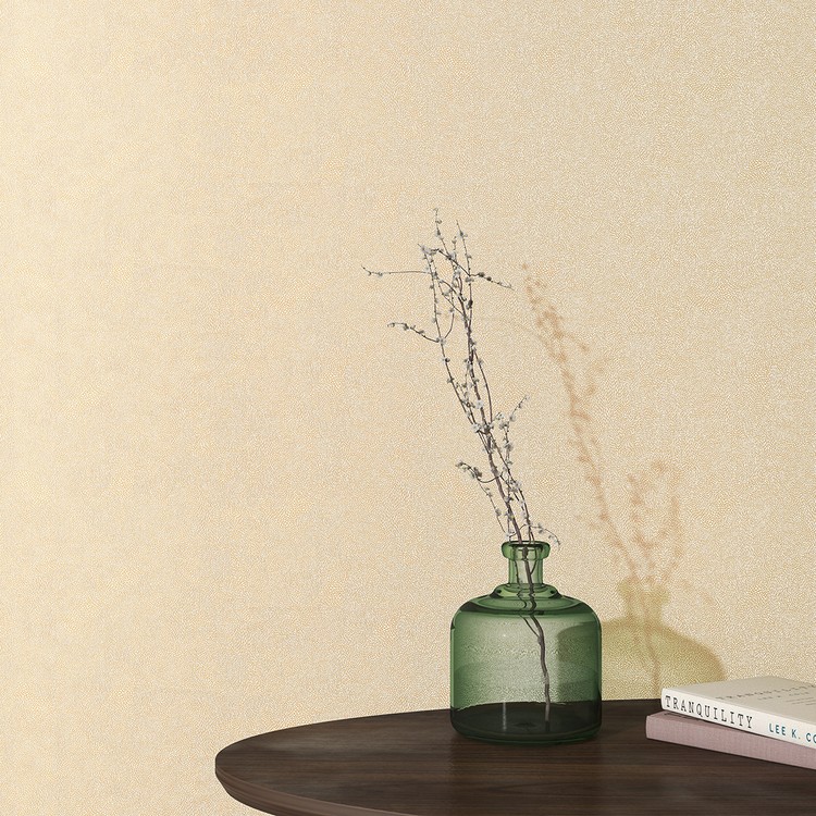 Papier peint TAIMA Caselio, Vinyle sur intissé décor , doré