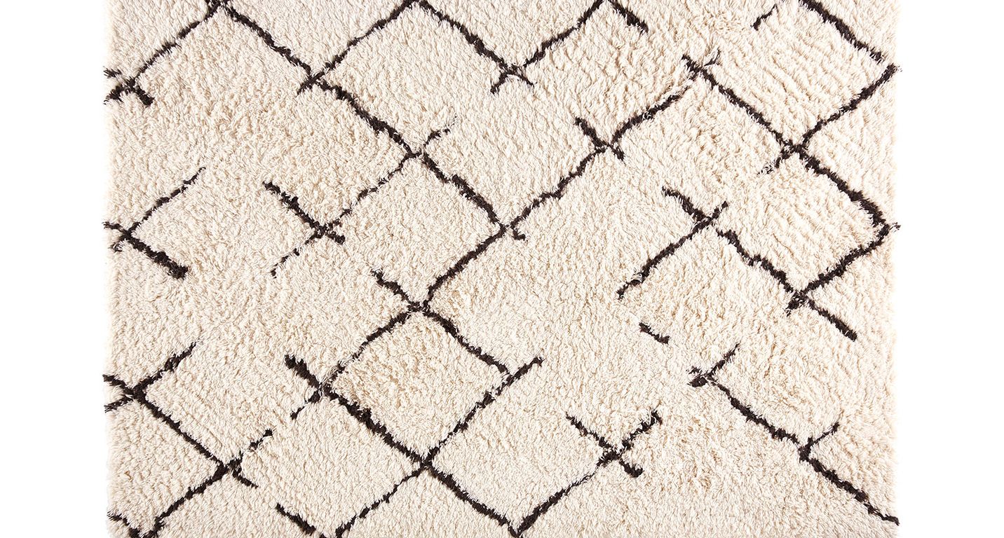 Tapis BOUBOU , berbère  beige