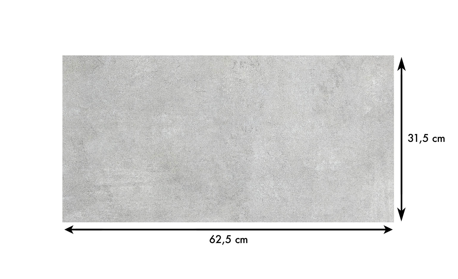 Revêtement minéral composite CERAMIN TILES SJ, sable, dalle 31.50 x 62.50 cm