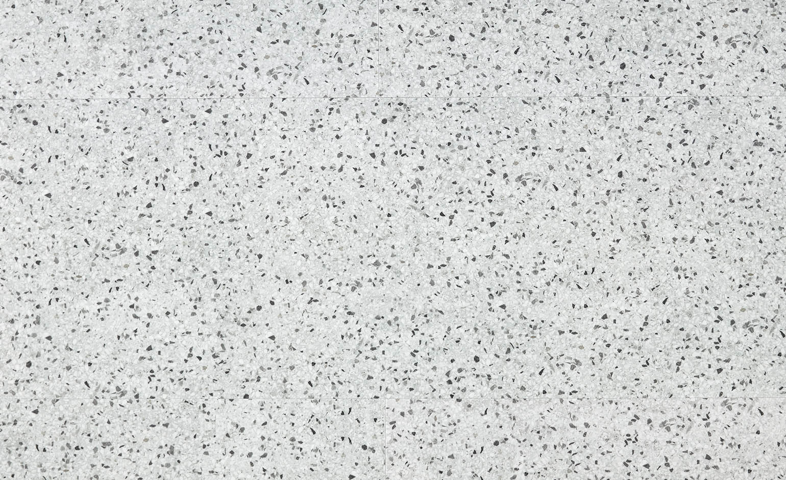 Revêtement minéral composite CERAMIN TILES SJ, terrazzo blanc et gris, dalle 39.20 x 118.00 cm
