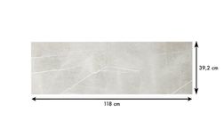 Revêtement minéral composite CERAMIN TILES SJ, beige, dalle 39.20 x 118.00 cm