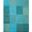 Tapis VINTAGE. Louis De Poortere, patchwork bleu