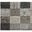 Tapis VINTAGE. Louis De Poortere, patchwork  noir et blanc