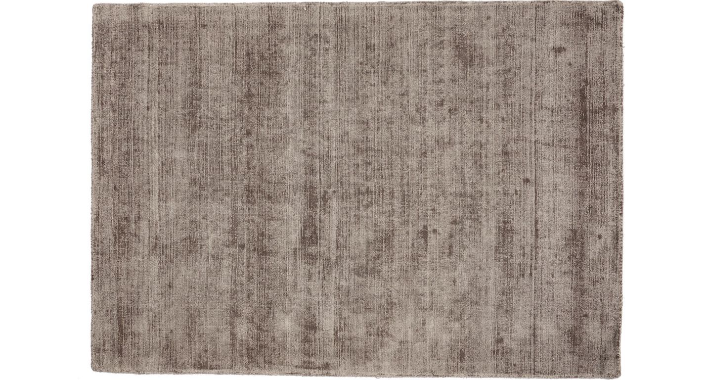 Tapis JUSTINE. , uni  gris perle