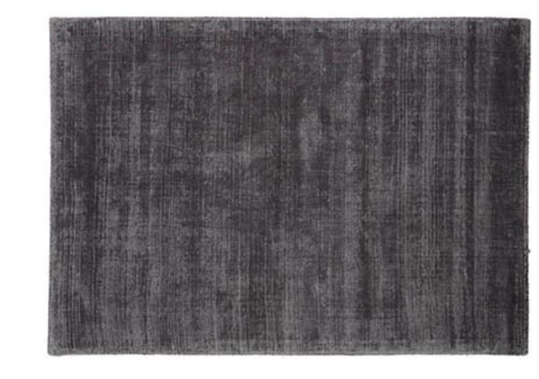 Tapis JUSTINE. , uni  gris