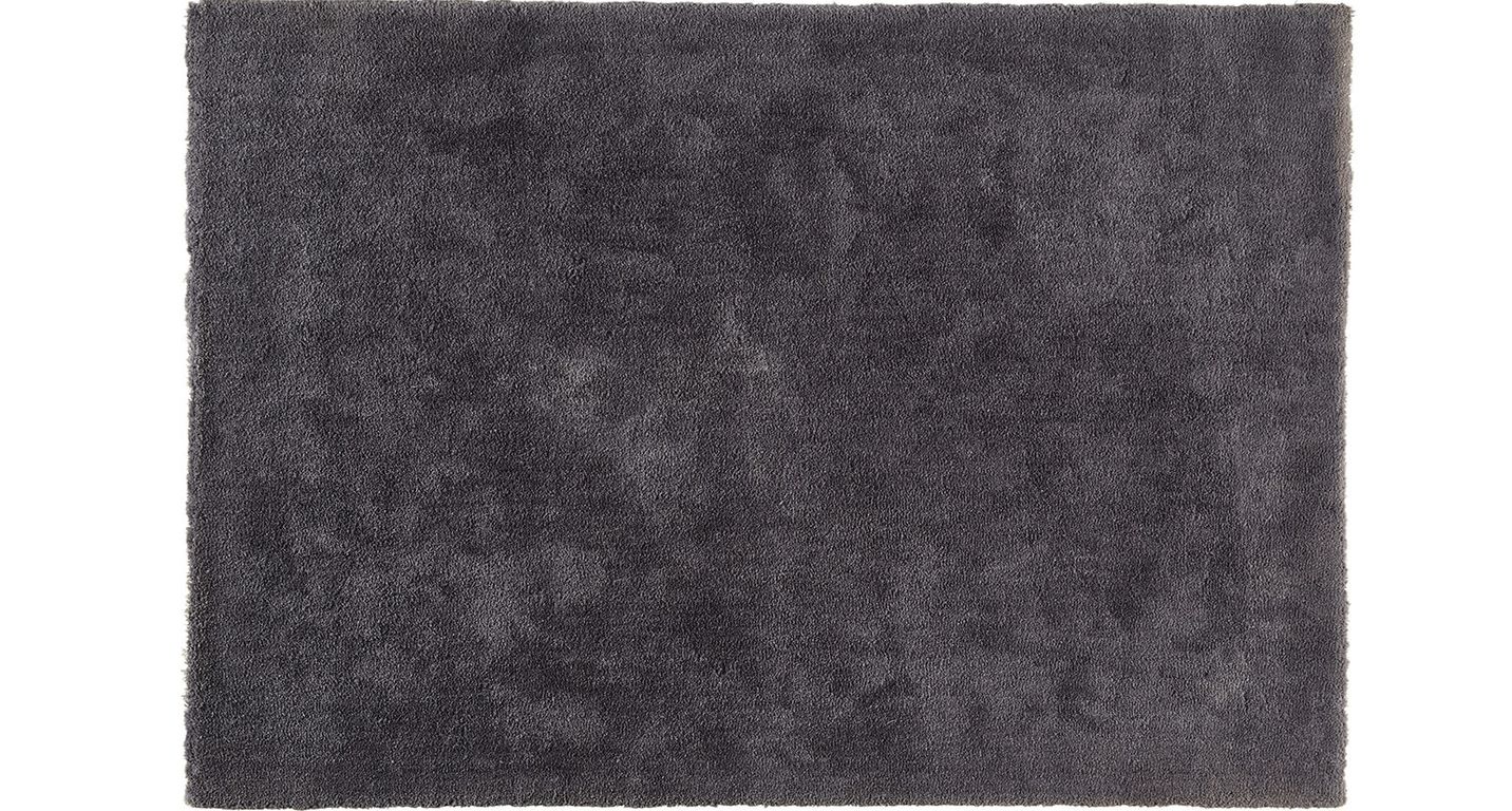 Tapis SMOOTH , uni  gris anthracite