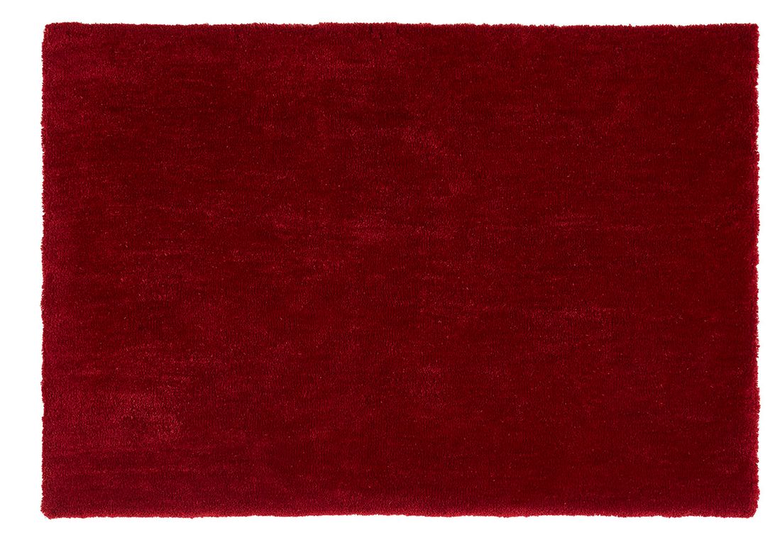 Tapis SMOOTH , uni  rouge