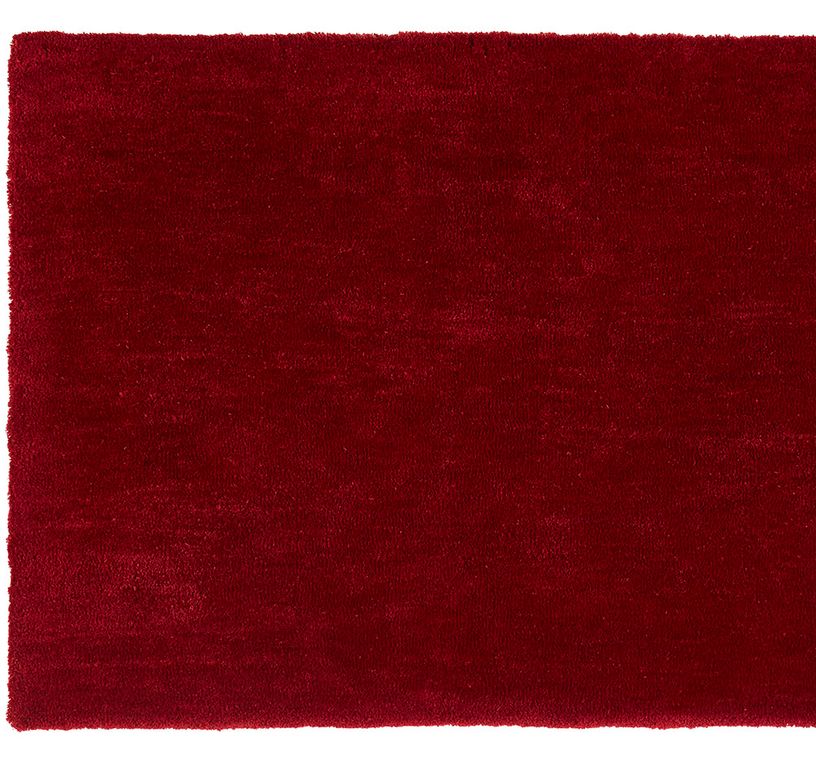 Tapis SMOOTH , uni  rouge