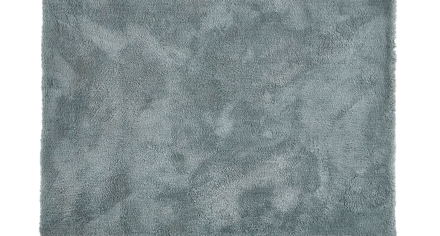 Tapis SMOOTH , uni  bleu