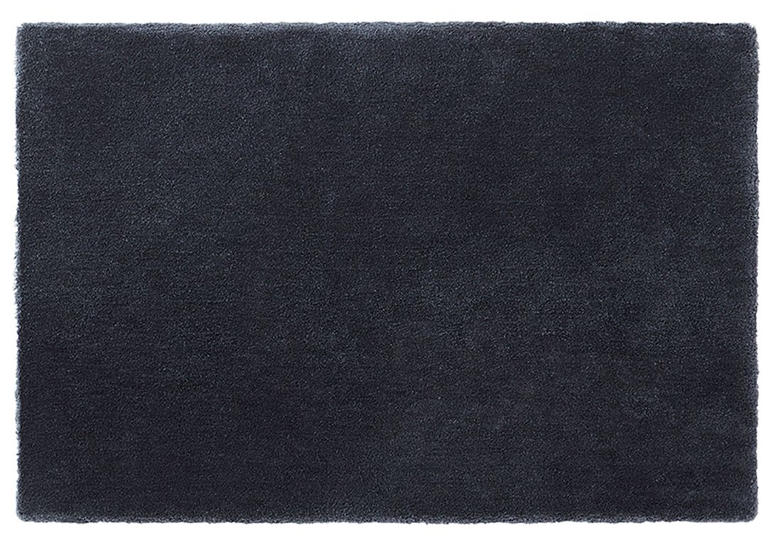 Tapis SMOOTH , uni  gris très foncé