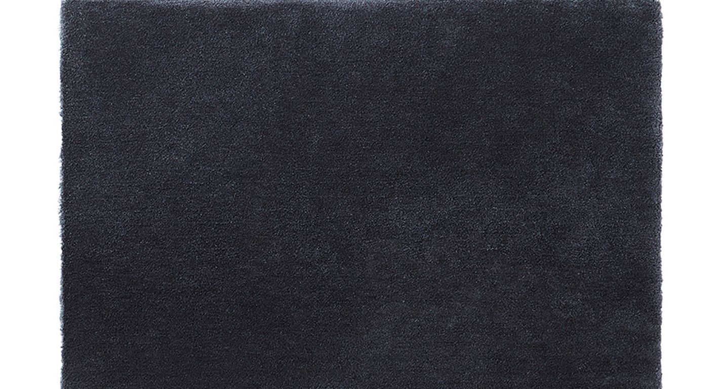 Tapis SMOOTH , uni  gris très foncé