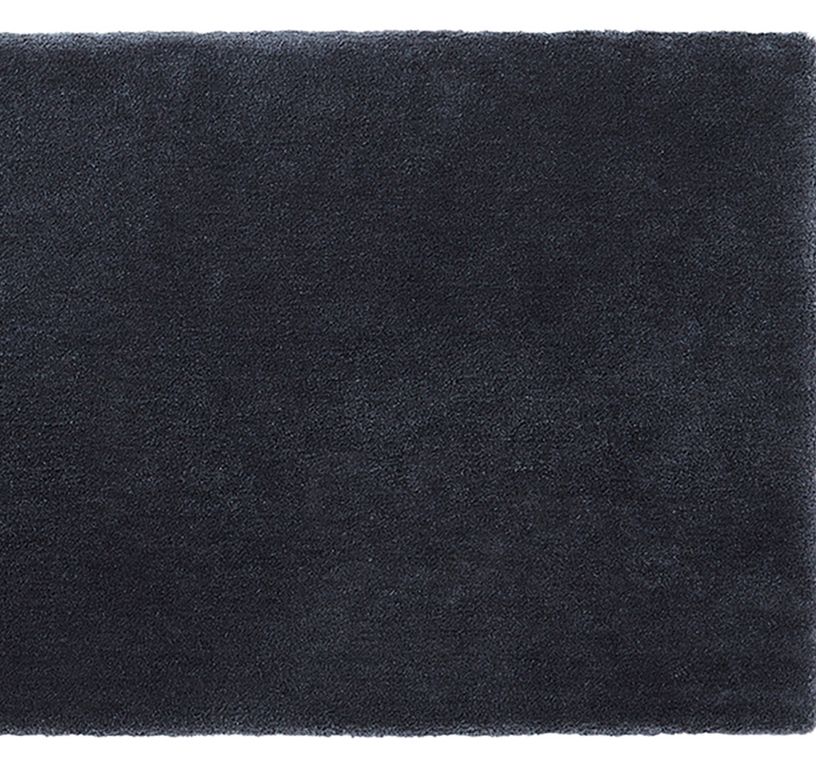 Tapis SMOOTH , uni  gris très foncé