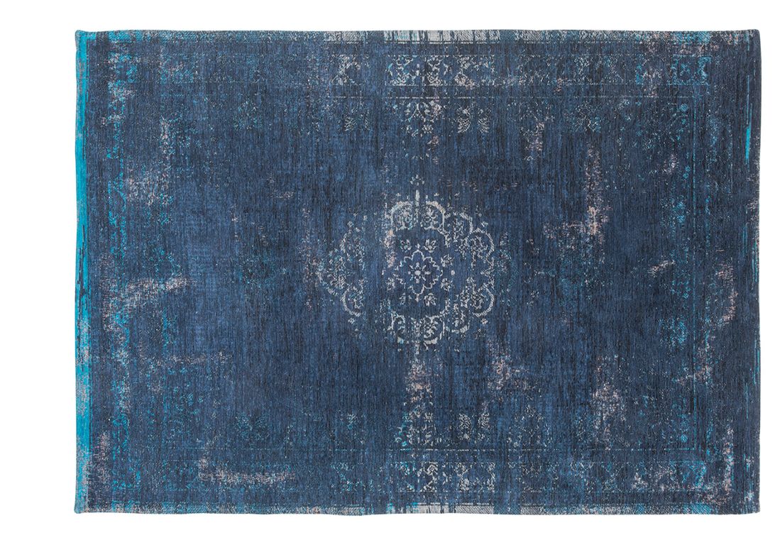 Tapis FADING MEDAILLON Louis De Poortere, oriental classique bleu