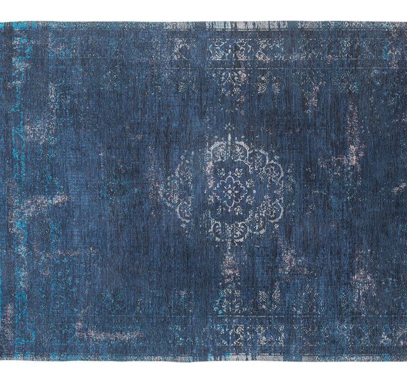 Tapis FADING MEDAILLON Louis De Poortere, oriental classique bleu