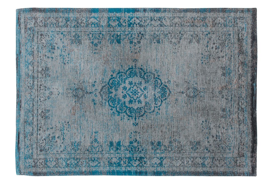 Tapis FADING MEDAILLON Louis De Poortere, oriental classique turquoise