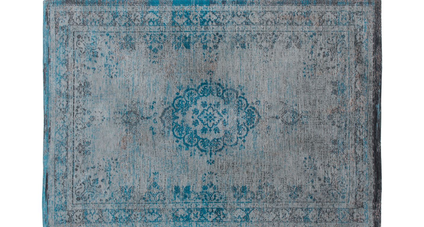 Tapis FADING MEDAILLON Louis De Poortere, oriental classique turquoise
