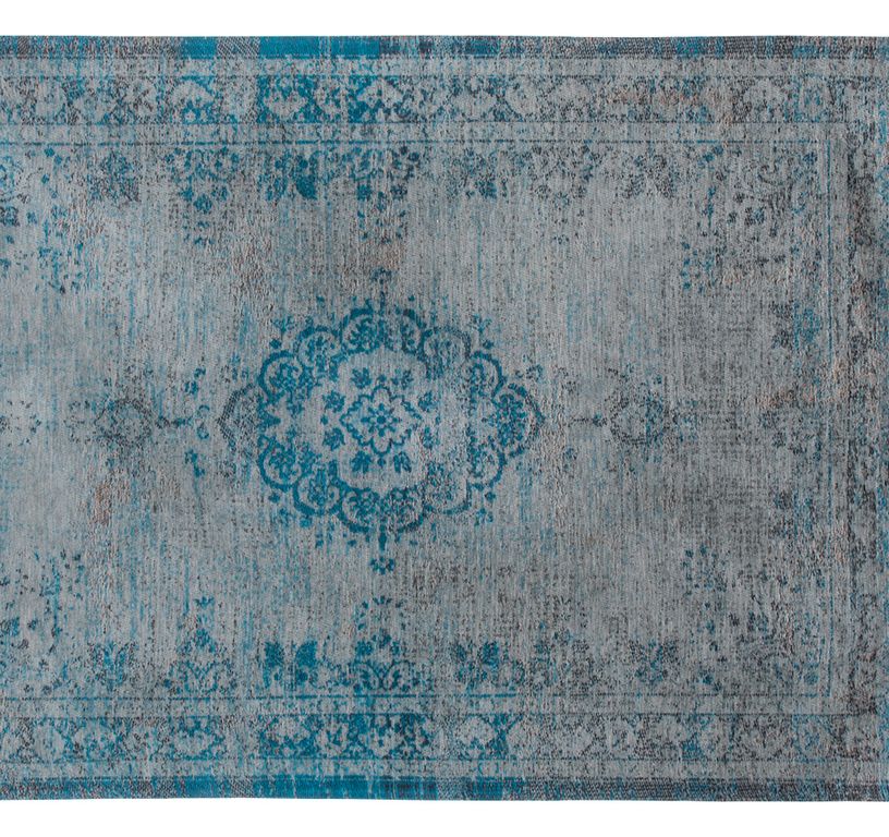 Tapis FADING MEDAILLON Louis De Poortere, oriental classique turquoise