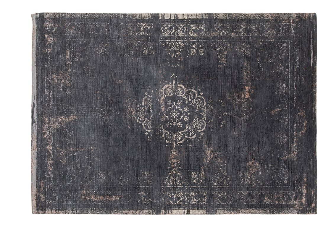 Tapis FADING MEDAILLON Louis De Poortere, oriental classique noir
