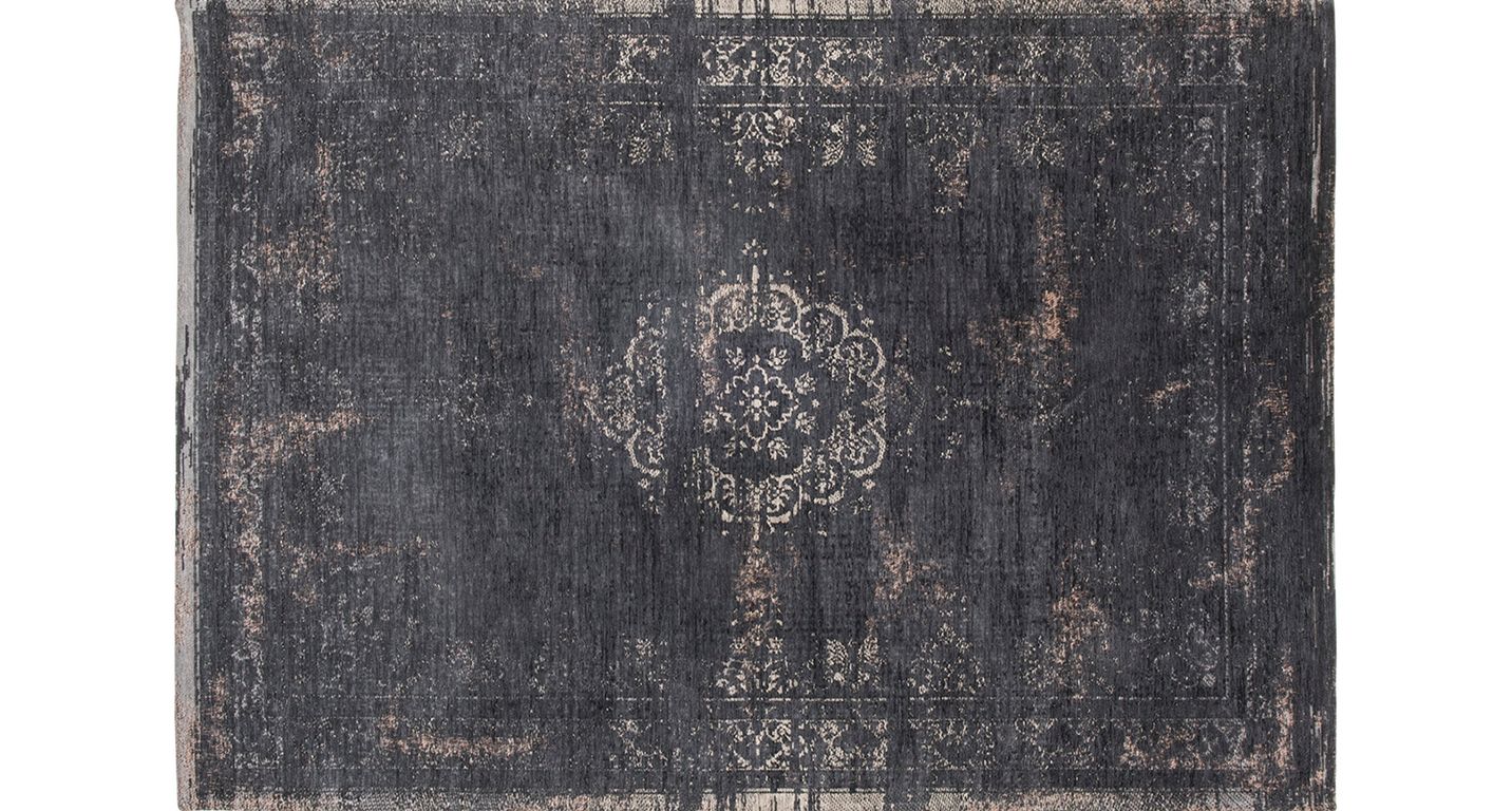 Tapis FADING MEDAILLON Louis De Poortere, oriental classique noir