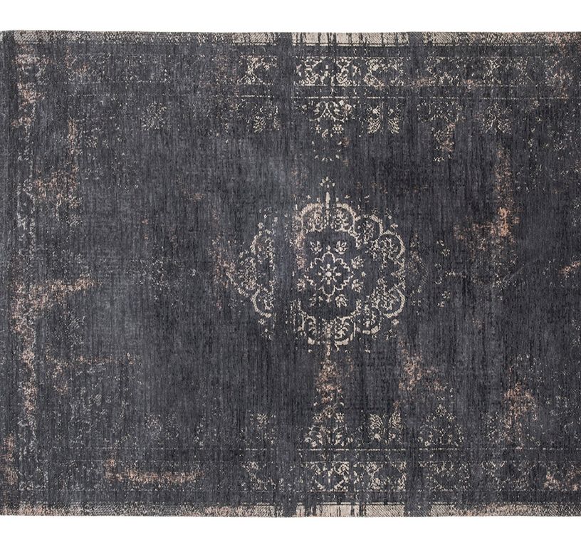 Tapis FADING MEDAILLON Louis De Poortere, oriental classique noir