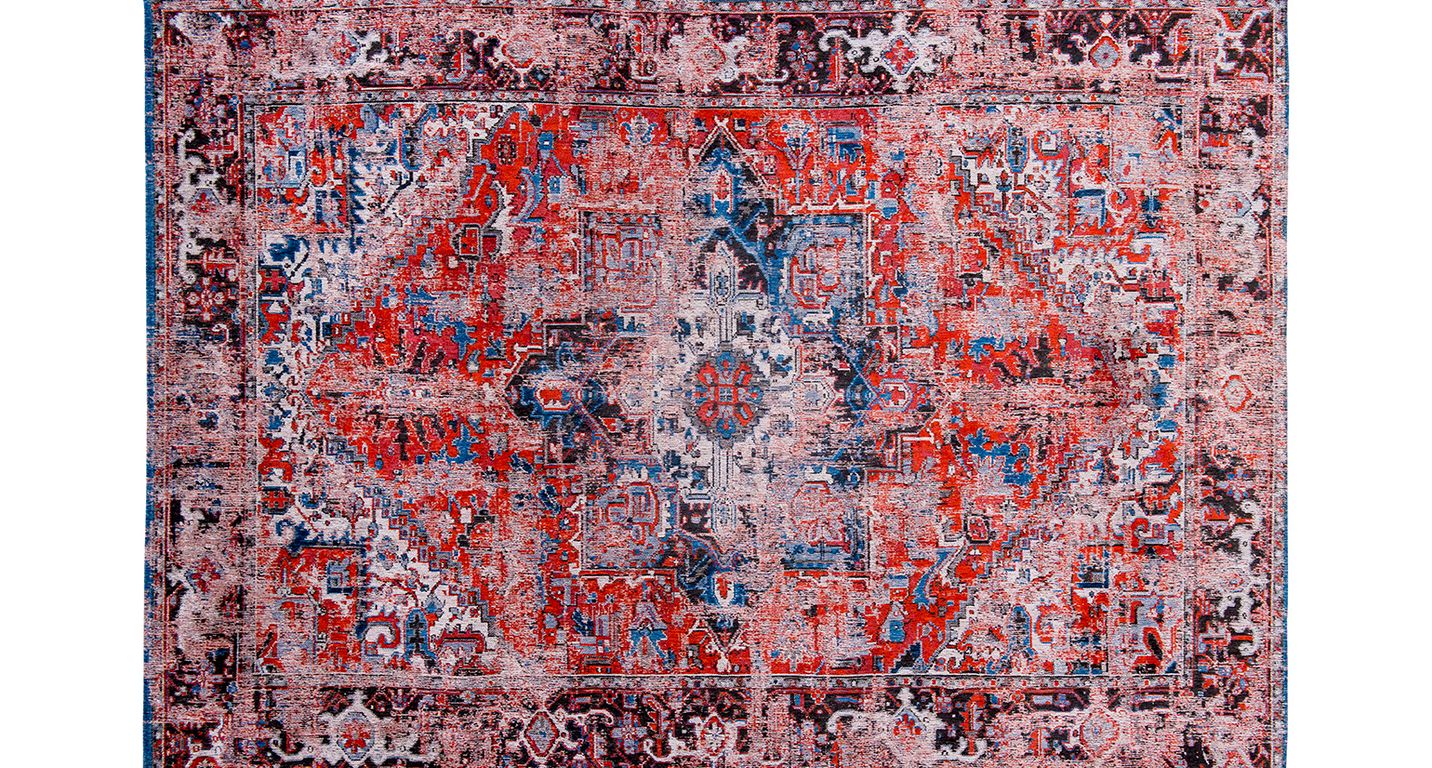 Tapis ANTIQUE HERIZ Louis De Poortere, oriental hérizrouge