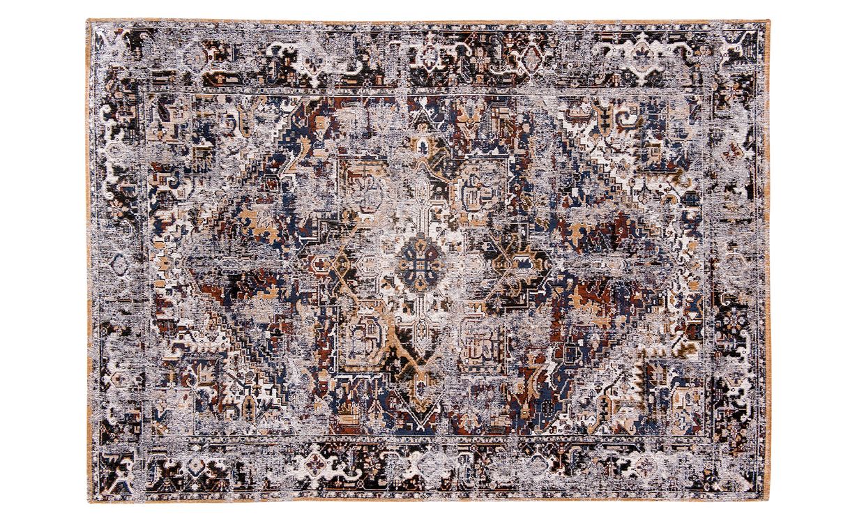 Tapis ANTIQUE HERIZ Louis De Poortere, oriental hérizDivan Blue