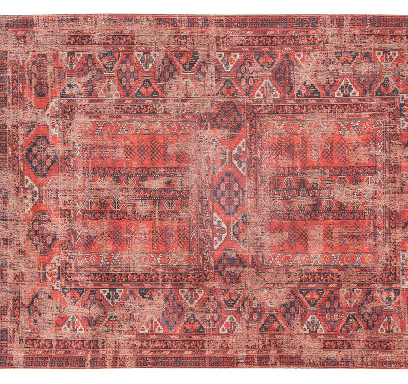 Tapis ANTIQUE HADSHLU Louis De Poortere, oriental hatchlou rouge