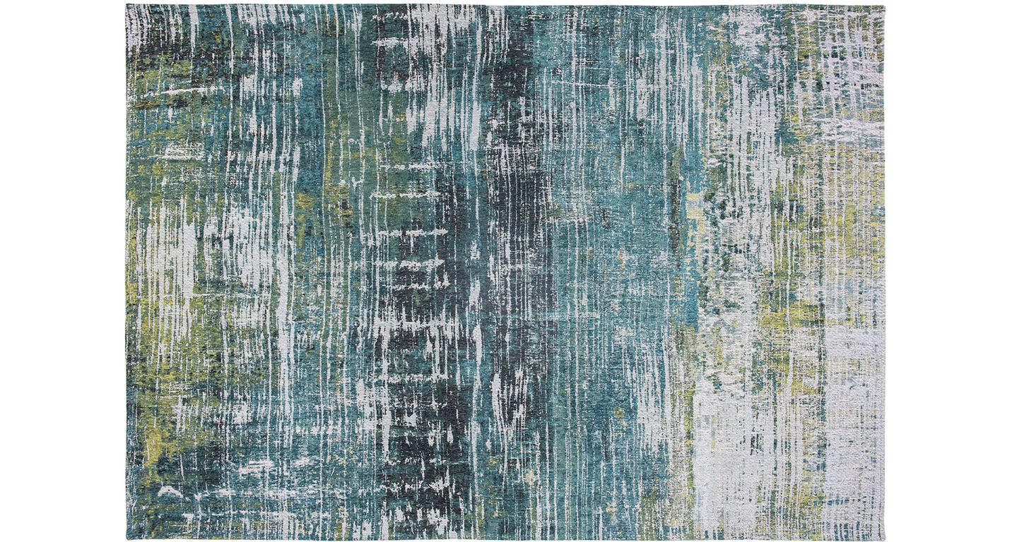 Tapis STREAKS Louis De Poortere, effacé  bleu