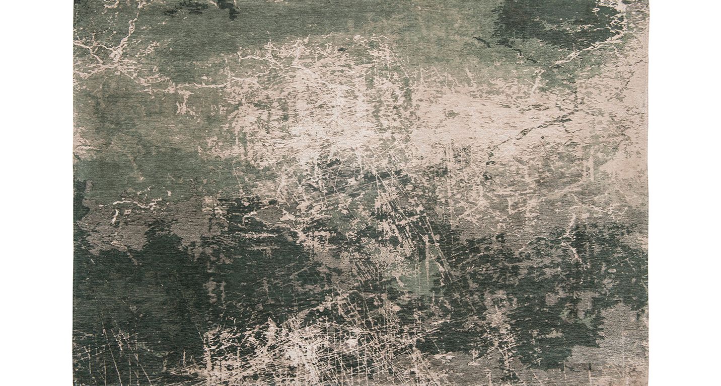 Tapis CRACKS Louis De Poortere, effacé  vert