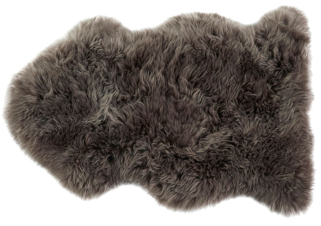 Tapis PEAU COLOR ,   taupe, dim 1.00 x 1.10 m